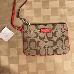 COACH wristlet wallet